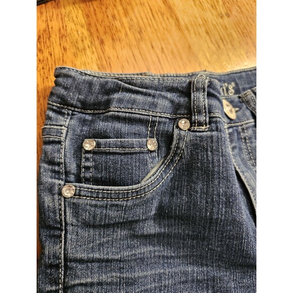 Levi's Shorts Girls Size 14 Midi Vintage Rami Embellished Ramie Cotton - Picture 5 of 9